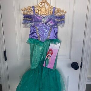 NWT Disney Princess Ariel Dress Up Costume Little Mermaid 4T